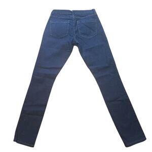 Forever 21 Curvy Fit Darkwash Stretch Straight leg jeans denim